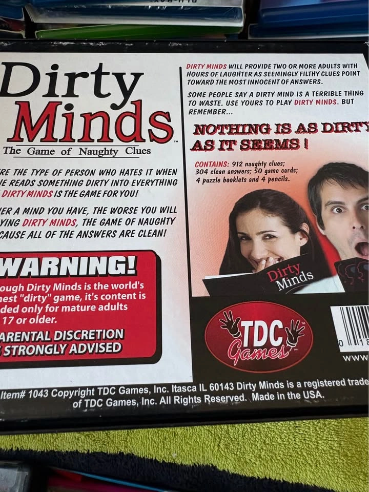 Dirty Minds: The Game of Naughty Clues - photo 2