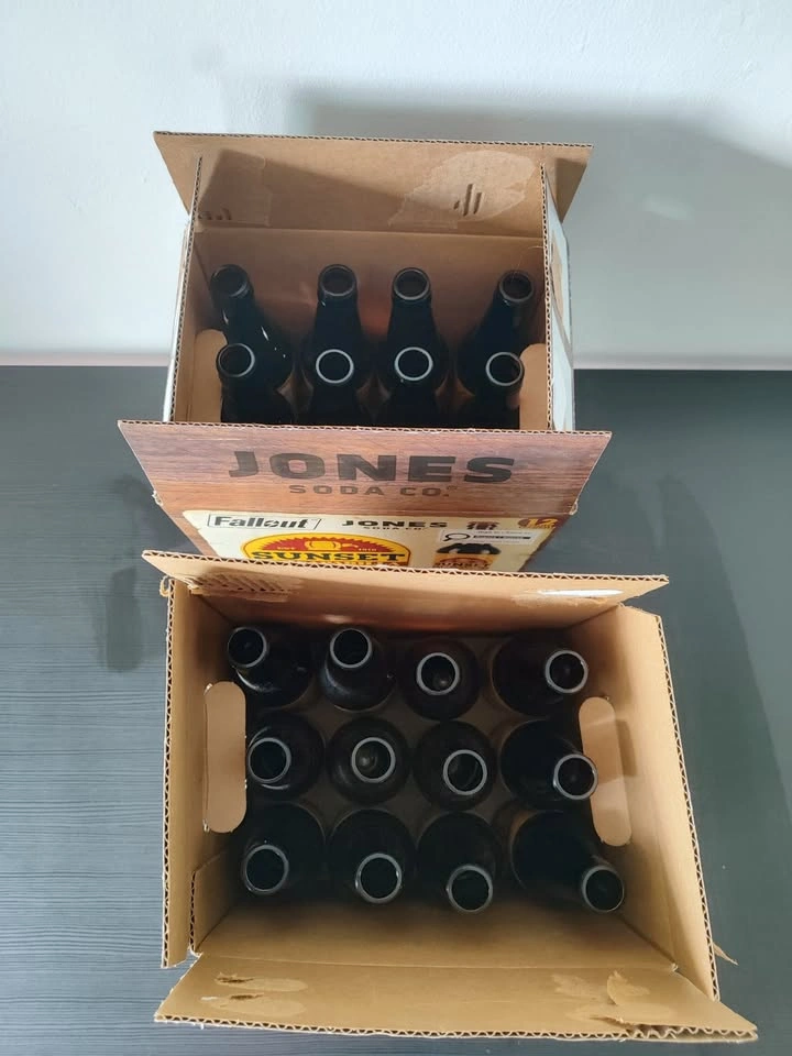 Fallout x Jones Soda Sunset Sarsaparilla Bottles & Boxes - photo 3