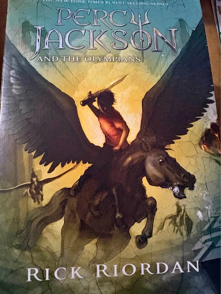 Percy Jackson and the Olympian box set 5 books plus poster