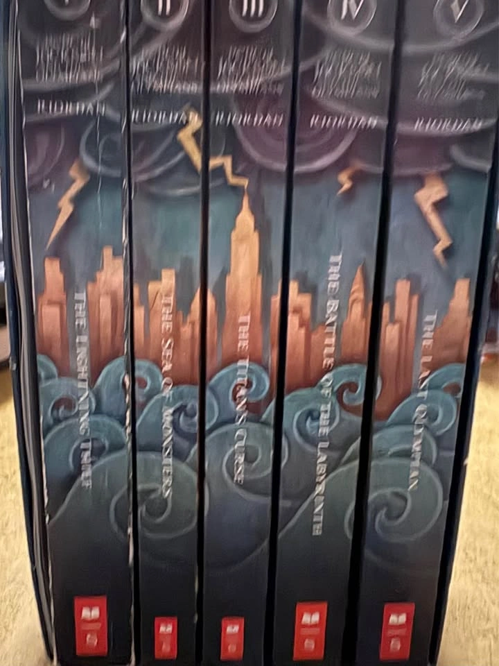 Percy Jackson and the Olympian box set 5 books plus poster - photo 2
