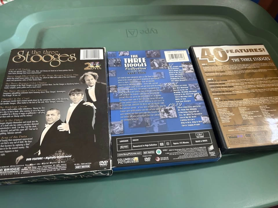 The three stooges box sets all 3 for $10 - photo 2