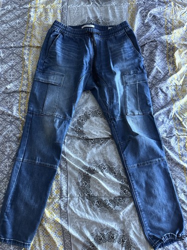 PacSun Denim Cargo Joggers – Men’s M - photo 2