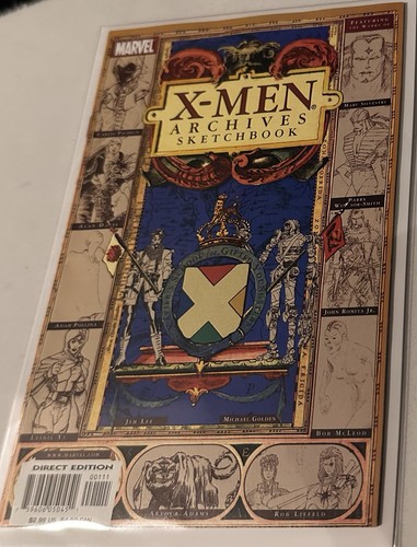 X-MEN ARCHIVES SKETCHBOOK DIRECT EDITION