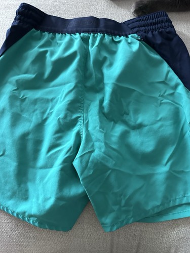 Speedo Men’s Teal & Navy Swim Trunks Drawstring Shorts Size S - photo 3