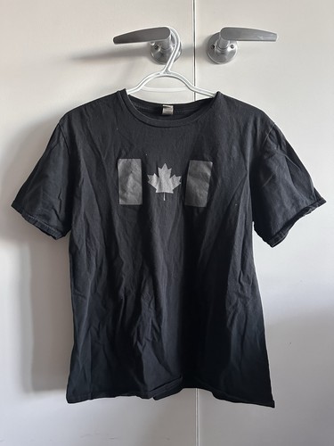 T-Shirt Canadian Flag - Black X2