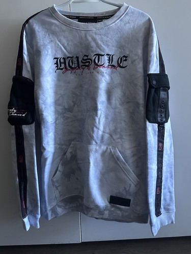 Vintage Supply & Demand NYC Hustle Tie-Dye Utility Sweatshirt –