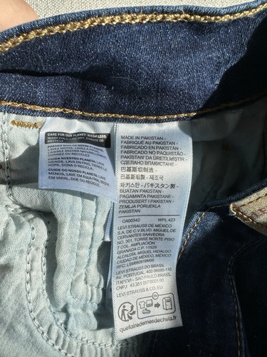 Levi's 720 High Rise Super Skinny Jeans Women's 29x30 Black - photo 5