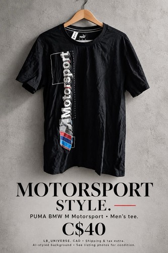 PUMA BMW M Motorsport Graphic Tee – Men’s M