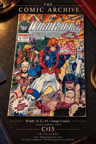 Wildcats #1 August 1992 Image Comics Jim Lee First Printing