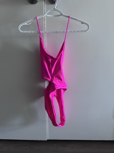 Petty-Bolli Neon Hot Pink Cut-Out One Piece Swimsuit Size L - photo 2