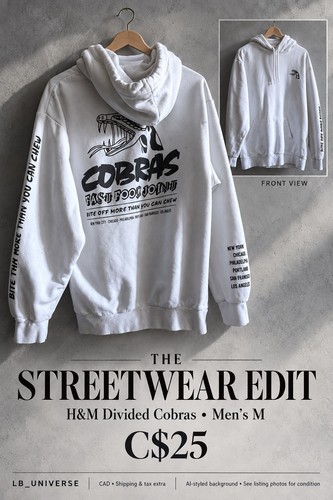 H&M Divided “Cobras Fast Food Joint” graphic hoodie, size M