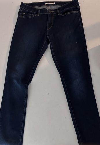 Levi's 711 Skinny Jeans Women’s Size 29 Mid Rise Stretch Blue De - photo 2