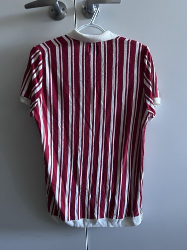 Zara Red & Cream Striped Knit Polo - photo 2