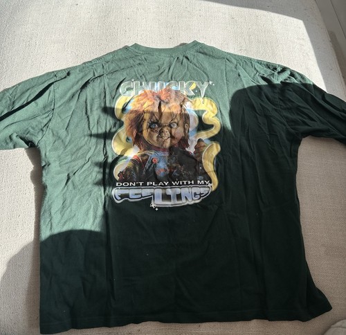 Chucky Horror Graphic T-Shirt Dark Green - Bershka - photo 3