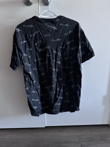 Tommy Hilfiger Signature Flag Stripe All-Over Logo T-Shirt - photo 2