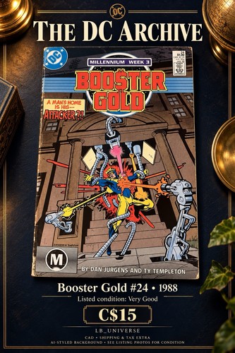Booster Gold #24 Vol. 1 1988 DC Comics 8.0 Comic Book Q31-3