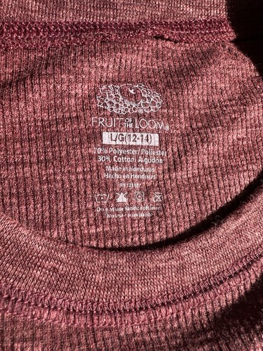 Fruit of the Loom thermal/waffle-knit long-sleeve L shirt - photo 4
