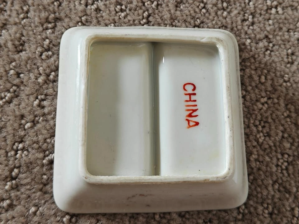 Chinese Antique Sauce Plate - Hand Painted Art Piece - photo 4