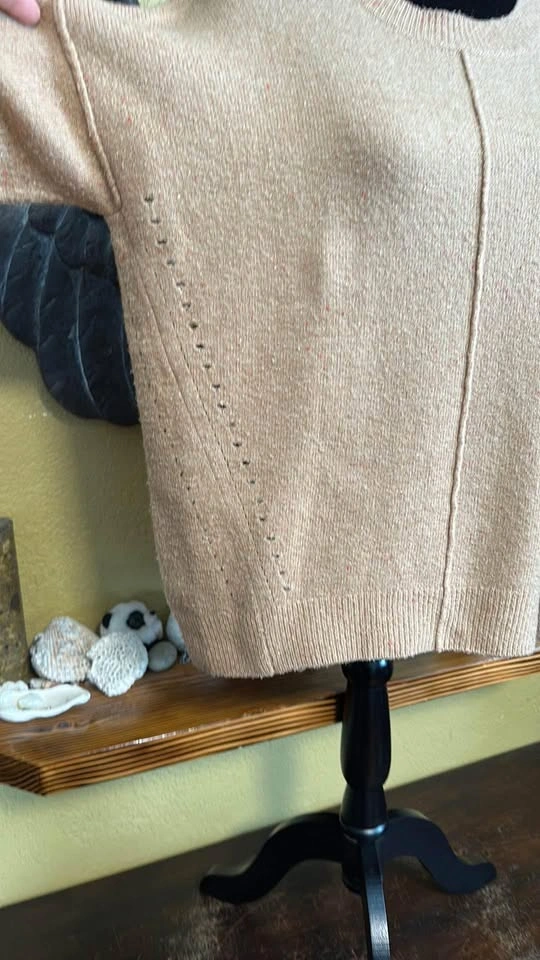 Top Shop Women's Tan Knit Sweater - photo 2