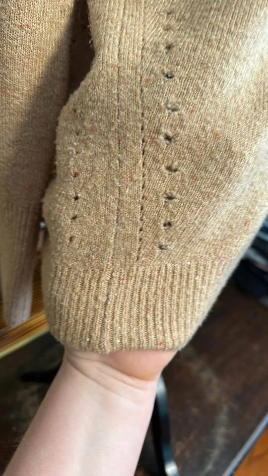 Top Shop Women's Tan Knit Sweater - photo 3