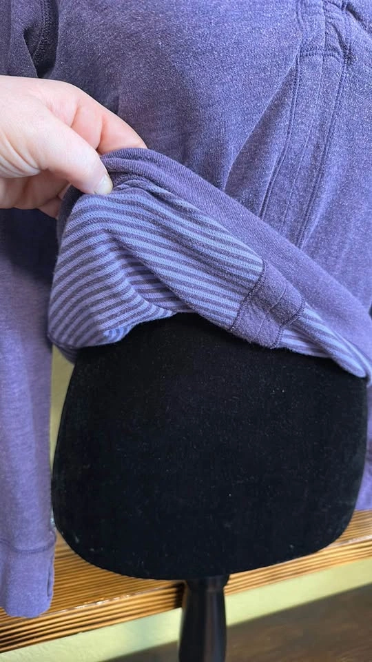 Lululemon Purple Reversible Cowl Neck Sweater - photo 4