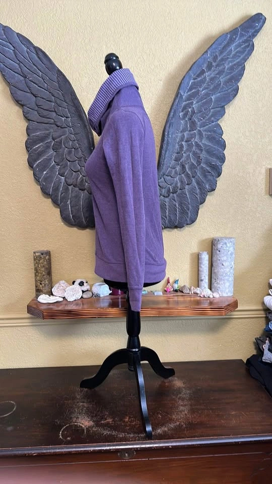 Lululemon Purple Reversible Cowl Neck Sweater - photo 5