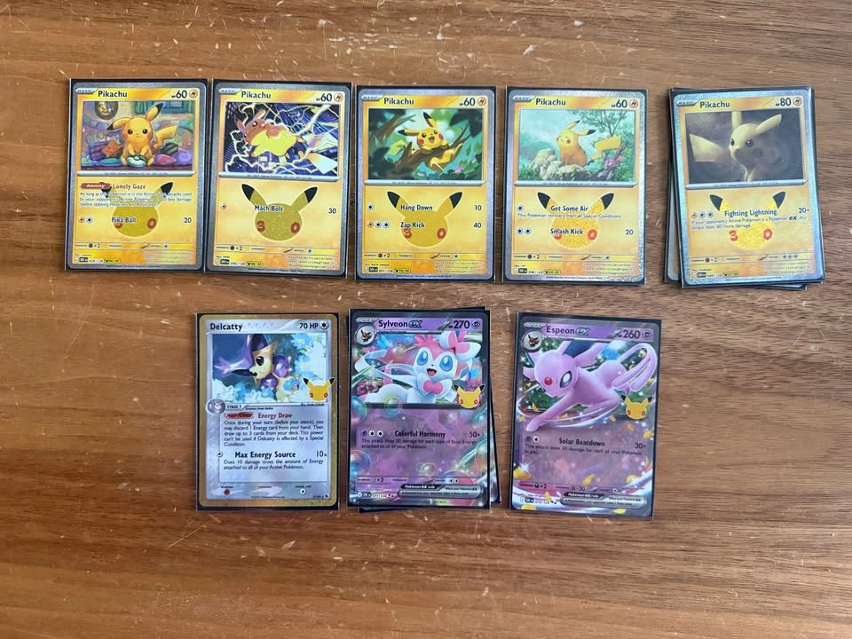 30th Celebrations cards Pokemon