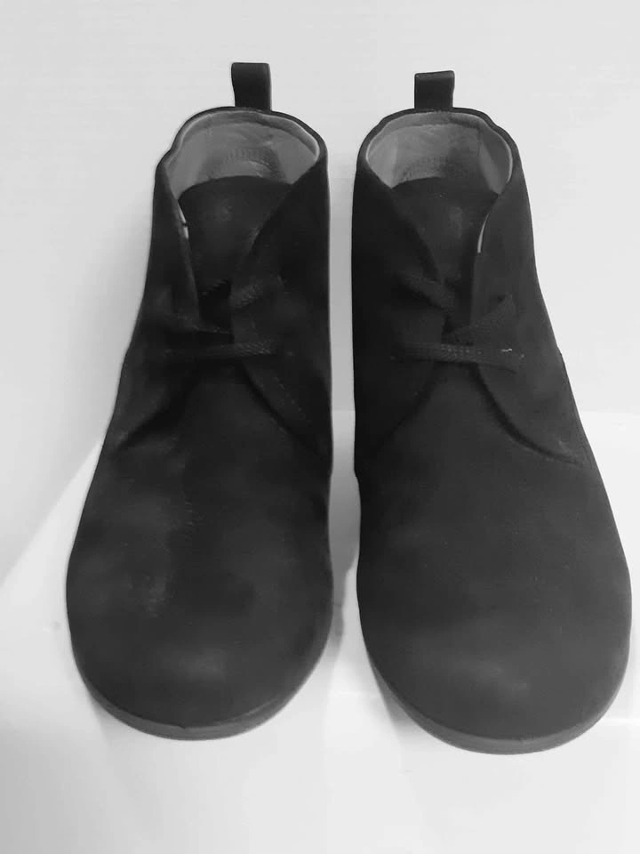 ECCO Black Suede Ankle Boots Size 40 (9) Womens - photo 3