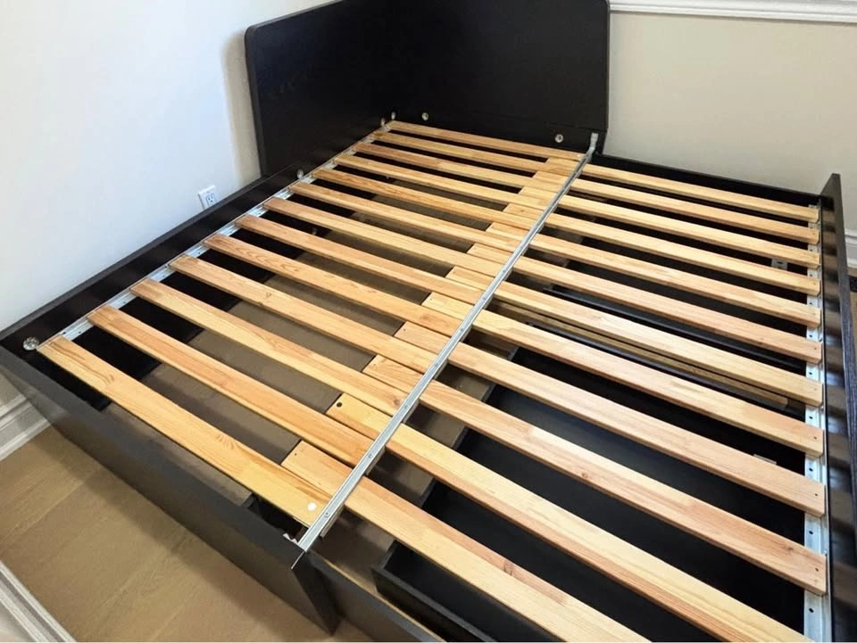 Daybed Frame with 2 Drawers – Twin, Black-Brown - photo 5