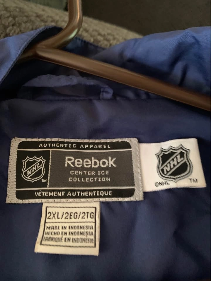 Reebok Vancouver Canucks 1/4 Zip Windbreaker - 2XL - photo 3