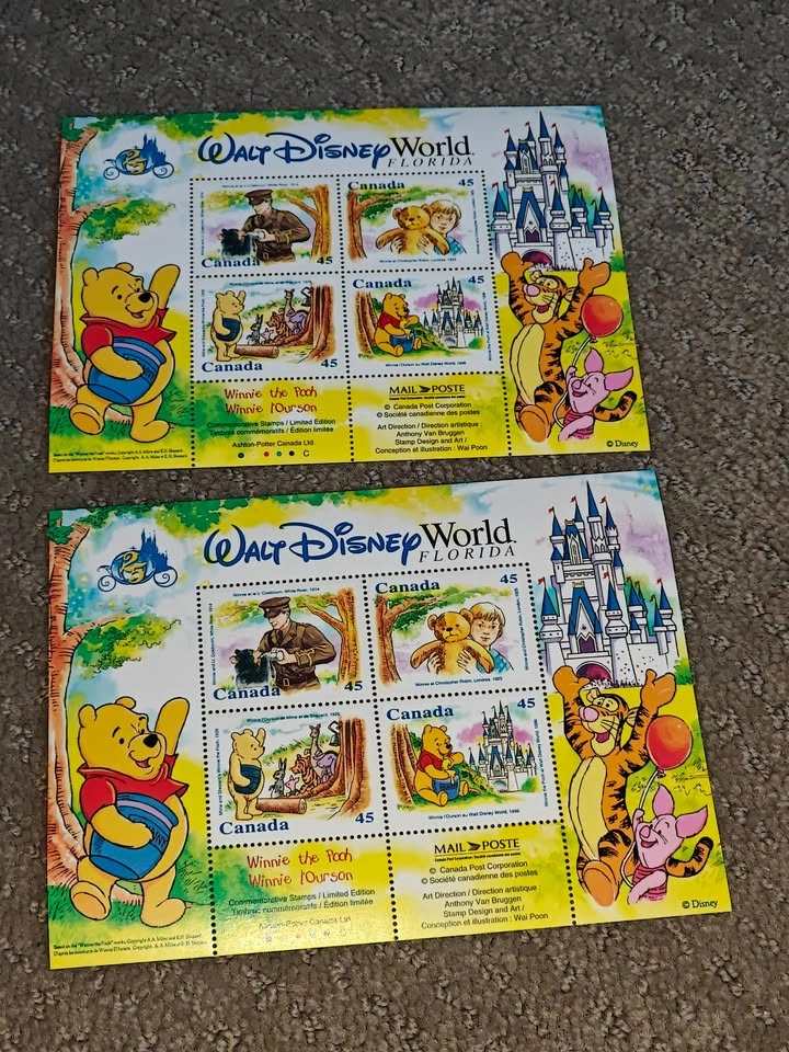 Stamp Collection - Vintage 1996 Canada Post Winnie the Pooh - photo 2