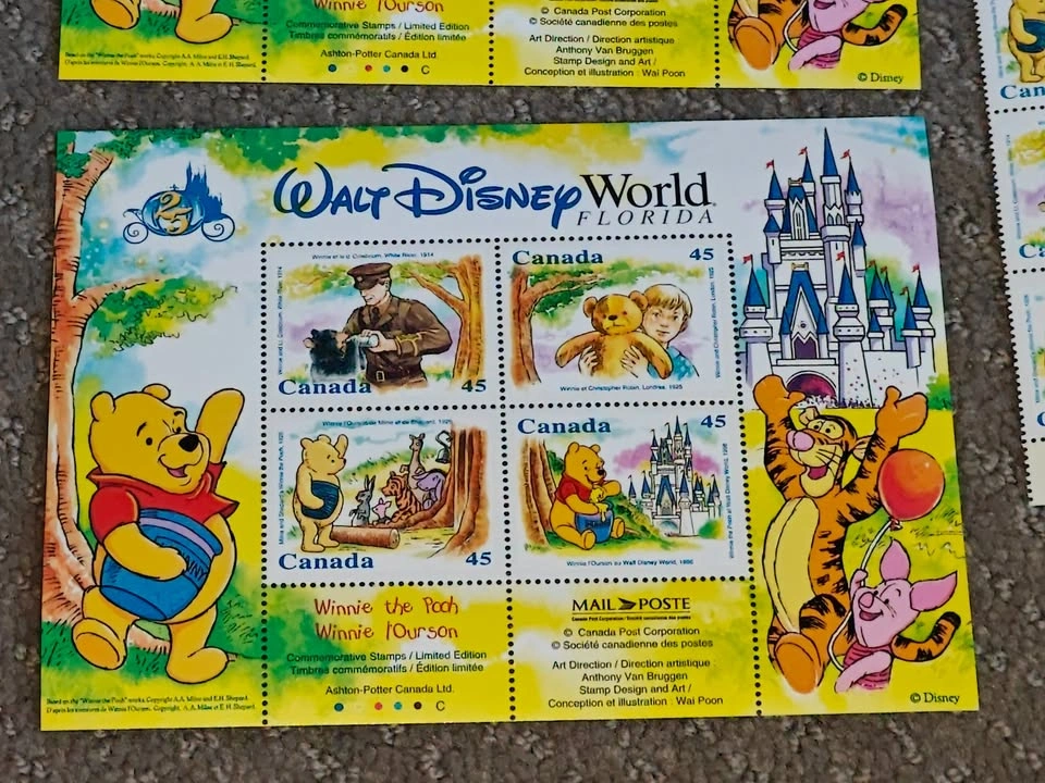 Stamp Collection - Vintage 1996 Canada Post Winnie the Pooh - photo 4
