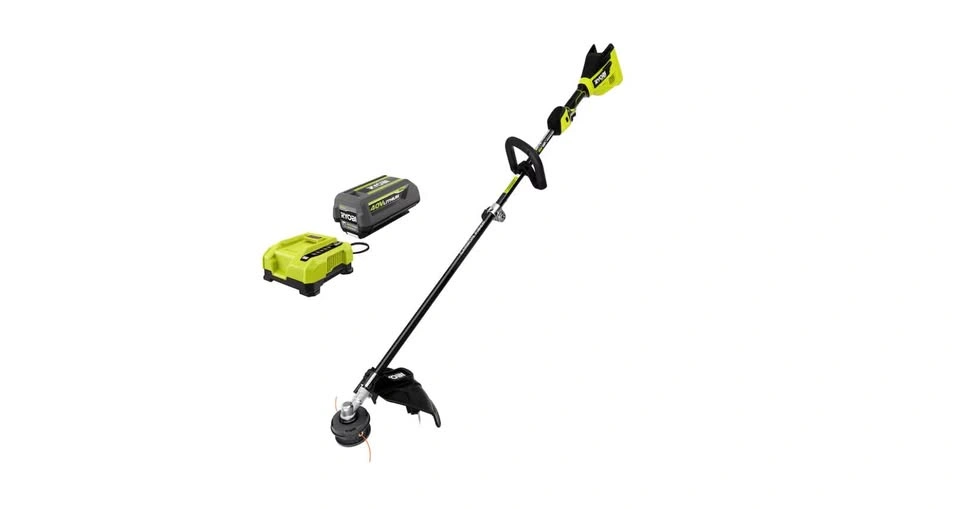 RYOBI 40V HP Brushless 15-inch String Trimmer with 4.0Ah Battery