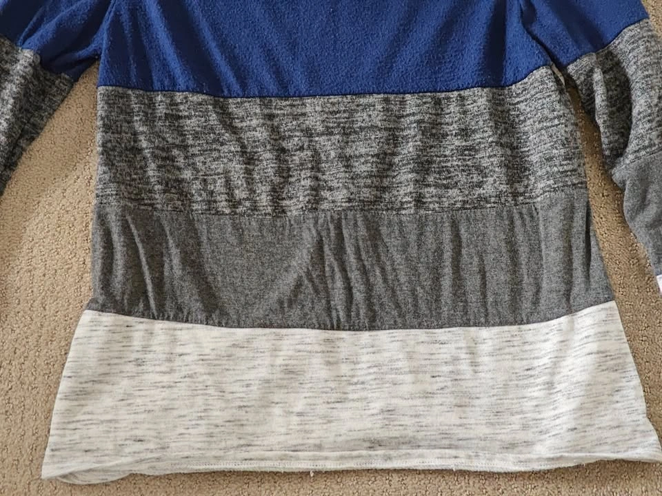 Egs by Eloges - Women Stripe Tunic Sweater Top - Size Small - photo 5