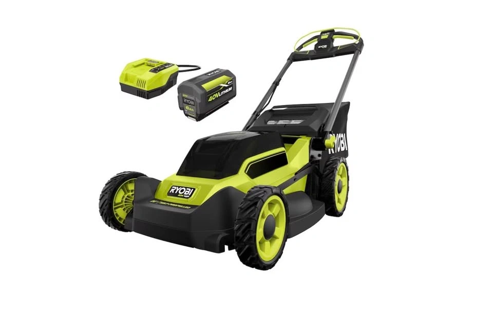 Self-Propelled Lawn Mower Kit with 6.0Ah Battery