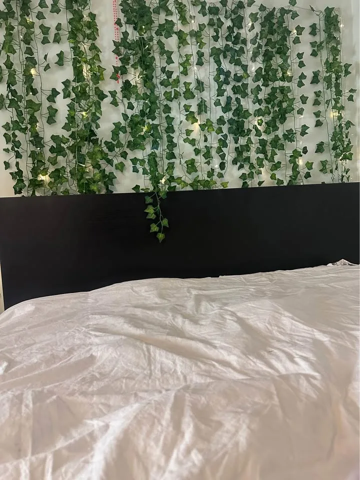 IKEA Queen Bed Frame w/ Storage (Dark Wood) image indicator(3)