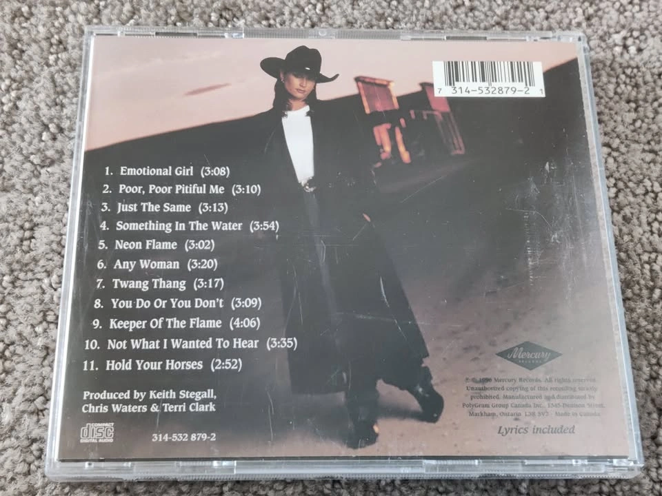Terri Clark - Just The Same - Country Audio Music CD Album - photo 3