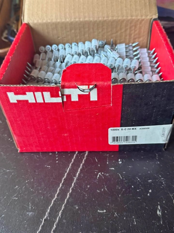 Hilti X-C 20 MX Collated Concrete Nails 1000x