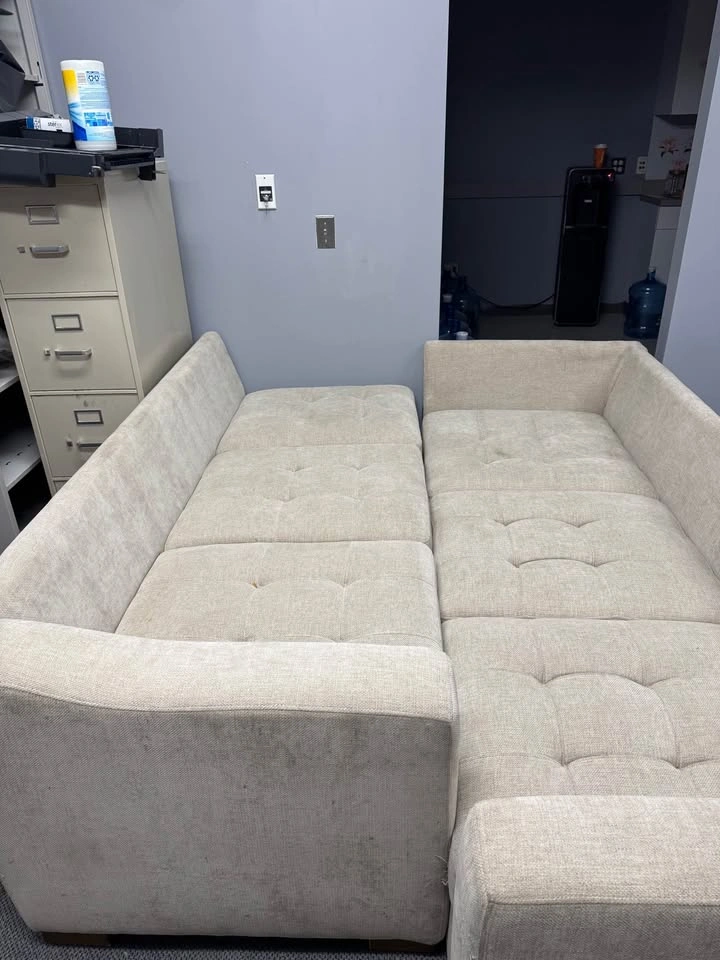 🛋️ ELLSFORD L-Shaped Beige Sectional Sofa – Modern & Comfortable - photo 2