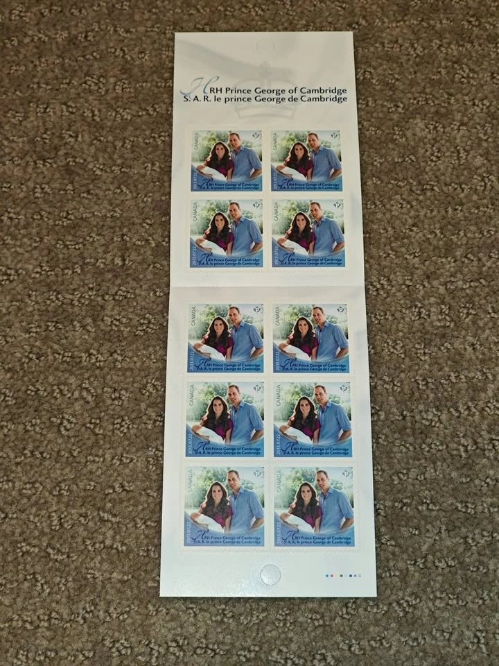 Stamp Booklet 2013 Royal Baby HRH Prince George - photo 2