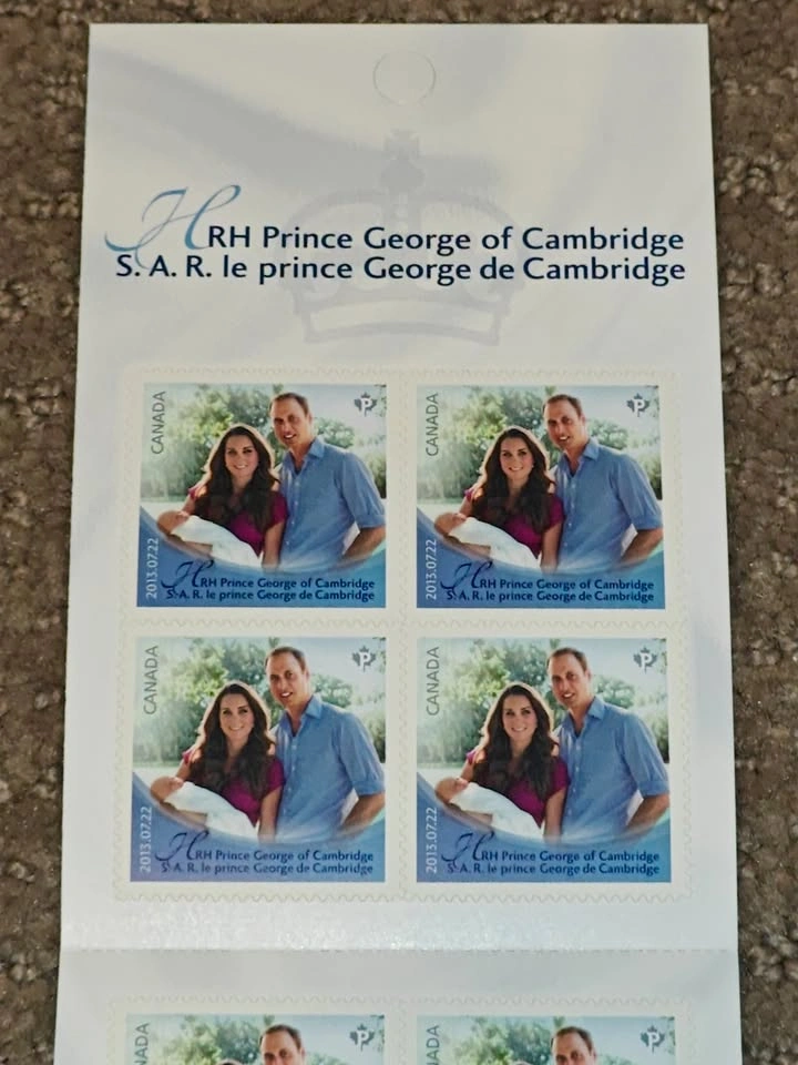 Stamp Booklet 2013 Royal Baby HRH Prince George - photo 3