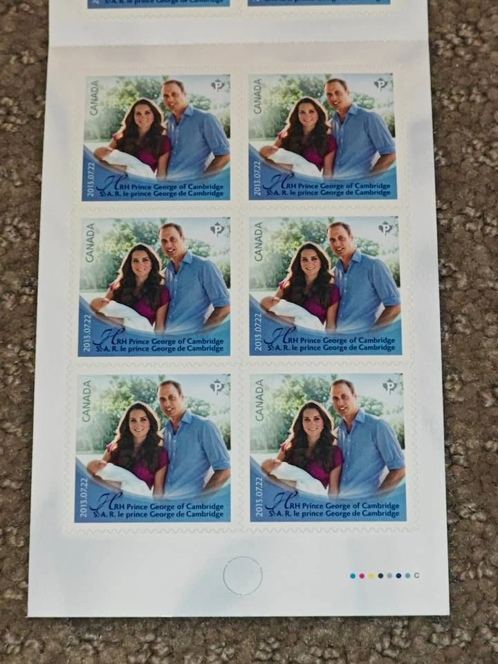 Stamp Booklet 2013 Royal Baby HRH Prince George - photo 4