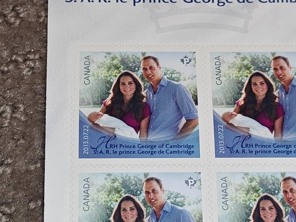 Stamp Booklet 2013 Royal Baby HRH Prince George - photo 5
