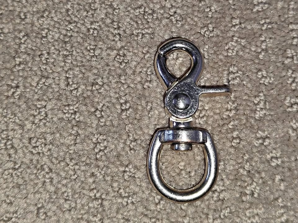 Snap Hooks w/ Trigger - Steel Lobster Claw Clasps for Keychain