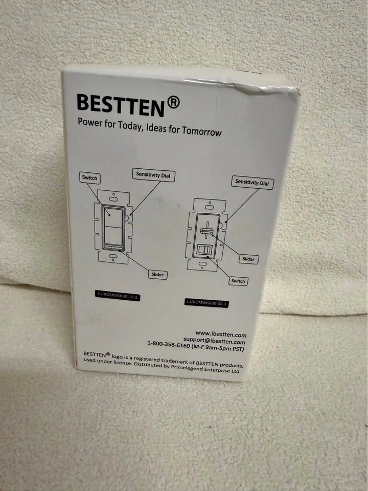 BESTTEN Wall Dimmer Switch USP3-DS01
