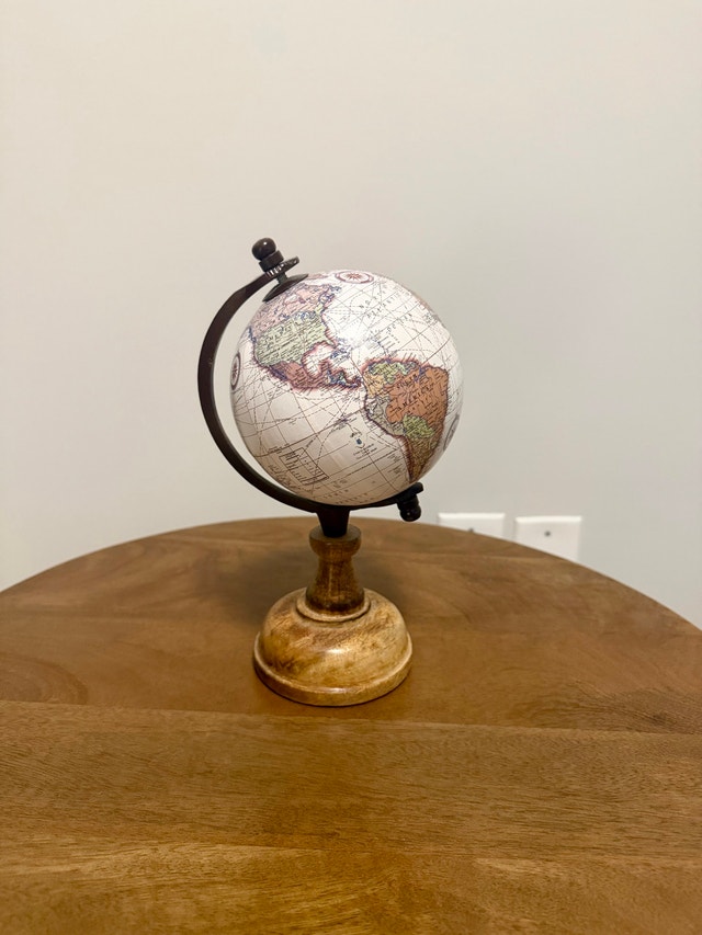 Decorative World Globe – Vintage Style, Desk / Office - photo 2