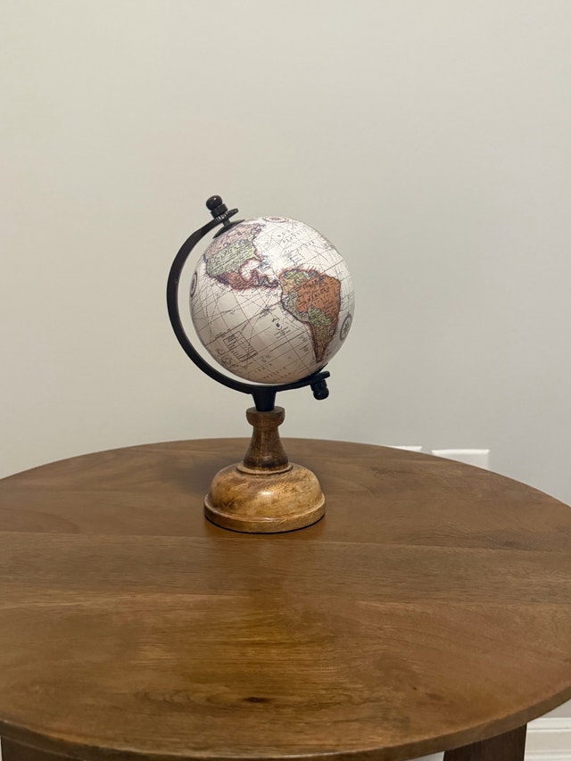 Decorative World Globe – Vintage Style, Desk / Office - photo 4