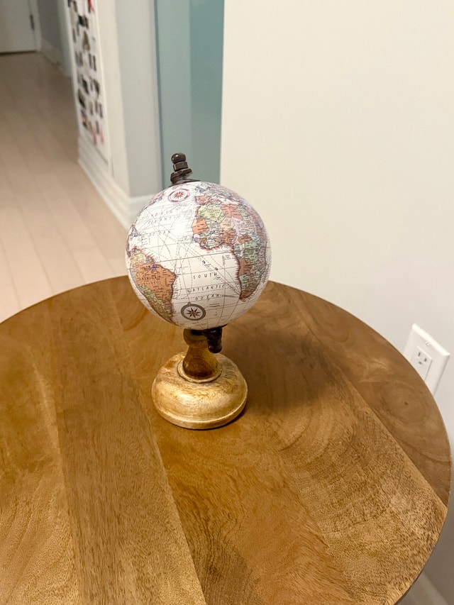 Decorative World Globe – Vintage Style, Desk / Office - photo 5