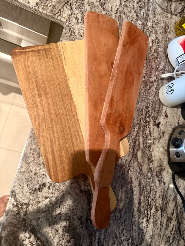 Wooden Cheese / Charcuterie / Serving Paddle Boards - photo 3