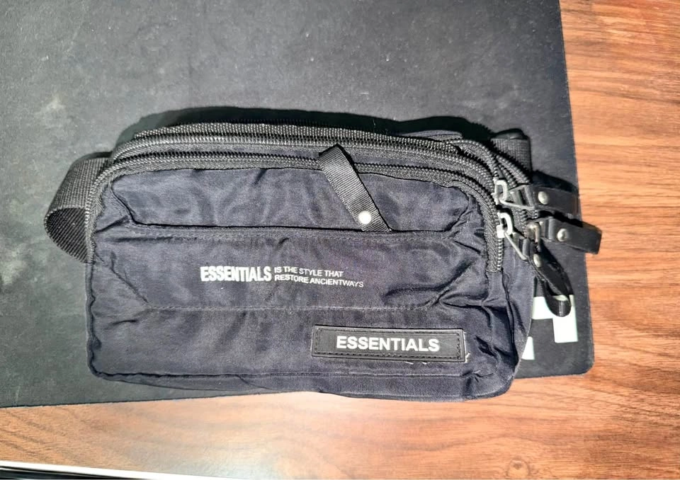 Black Essentials Style Crossbody Bag — $10